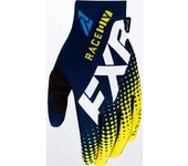 FXR Pro-Fit Air Colored Guantes de motocross - Azul Amarillo (2XL)