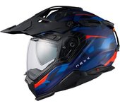 NEXX X.WED 3 Trailmania Casco de motocross - Rojo Azul (XS)