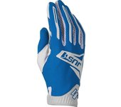Just1 J-Force 2.0 Guantes de motocross - Blanco Azul (XS)