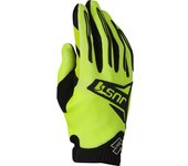 Just1 J-Force 2.0 Guantes de motocross - Negro Amarillo (M)