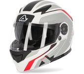 Acerbis Rederwel Graphics Casco - Blanco Rojo (S)
