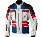 RST Pro Series Adventure-Xtreme Chaqueta textil de motocicleta - Blanco Rojo Azul