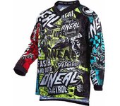 Oneal Element Wild V.22 Maillot Juvenil de Motocross - Multicolor (S)