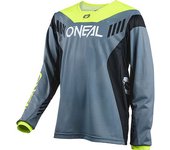 Oneal Element FR Hybrid V.22 Jersey de bicicleta juvenil - Gris Amarillo (S)