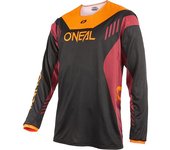 Oneal Element FR Hybrid V.22 Jersey de bicicleta - Negro Naranja (S)