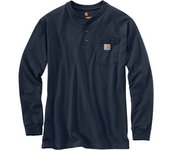 Carhartt Workwear Pocket Henley Camisa Longsleeve - Azul (M)