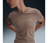 Nike Swift Camiseta de running de manga corta Dri-FIT - Mujer - Marrón (XS (EU 32-34))