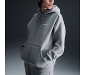 Nike Sportswear Phoenix Fleece Sudadera con capucha, cremallera completa y ajuste oversize - Mujer - Gris (XXL (EU 52-54))