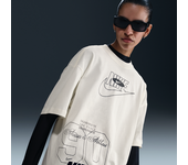 Nike Sportswear Camiseta oversize - Mujer - Blanco (XS (EU 32-34))