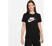 Nike Sportswear Essentials Camiseta con logotipo - Mujer - Negro (M (EU 40-42))