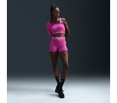 Nike Pro Sculpt Mallas cortas de 8 cm y talle alto - Mujer - Morado (XXS (EU 30))