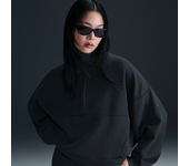 Nike 24.7 ImpossiblySoft Parte de arriba Dri-FIT oversize con media cremallera - Mujer - Negro (S (EU 36-38))