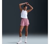 Nike One Pantalón corto de 8 cm con talle alto y diseño 2 en 1 Dri-FIT - Mujer - Rosa (XXL (EU 52-54))