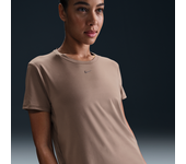 Nike One Classic Camiseta de manga corta Dri-FIT - Mujer - Marrón (L (EU 44-46))