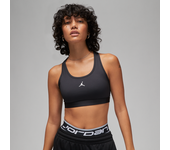 Jordan Sport Sujetador deportivo de sujeción media con almohadilla y logotipo Jumpman - Mujer - Negro