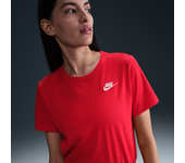Nike Sportswear Club Essentials Camiseta - Mujer - Rojo (M (EU 40-42))