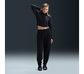 Nike Sportswear Phoenix Cozy Bouclé Pantalón oversize de tejido Knit y talle alto - Mujer - Negro (M (EU 40-42))