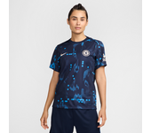 Chelsea FC Academy Pro Camiseta de fútbol de manga corta para antes del partido Nike Dri-FIT - Mujer - Azul (S (EU 36-38))