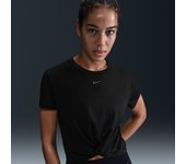 Nike One Classic Twist Camiseta de manga corta Dri-FIT - Mujer - Negro (XXL (EU 52-54))