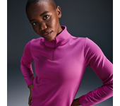 Nike Therma-FIT One Camiseta de manga larga con media cremallera - Mujer - Morado (XL (EU 48-50))