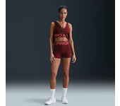 Nike Pro Sculpt Mallas cortas de 8 cm y talle alto - Mujer - Rojo (XS (EU 32-34))