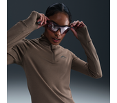 Nike Trail Capa intermedia de running Dri-FIT con cremallera de 1/4 - Mujer - Marrón (XS (EU 32-34))