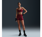Nike One Fitted Mallas cortas Dri-FIT de talle alto de 13 cm - Mujer - Rojo (XXL (EU 52-54))