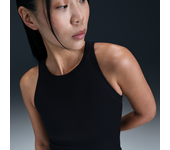 Nike Zenvy Rib Camiseta de tirantes Dri-FIT - Mujer - Negro (M (EU 40-42))