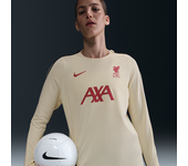 Liverpool FC Strike Special Edition Camiseta de fútbol con cuello redondo de tejido Knit Nike Dri-FIT - Mujer - Blanco (M (EU 40-42))