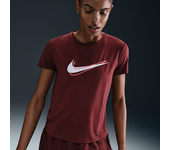 Nike One Swoosh Camiseta de running de manga corta Dri-FIT - Mujer - Rojo (XS (EU 32-34))