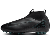 Nike Jr. Mercurial Superfly 10 Academy Botas de fútbol de perfil alto AG - Niño/a y niño/a pequeño/a - Negro (36.5)