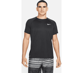 Nike Essential Camiseta de natación de manga corta Hydroguard - Hombre - Negro (L)