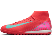 Nike Mercurial Superfly 10 Academy Zapatillas de fútbol de perfil alto TF - Rojo (44.5)