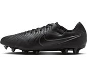 Nike Tiempo Legend 10 Pro Botas de fútbol de perfil bajo para terreno firme - Negro (42)