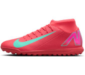 Nike Mercurial Superfly 10 Club Zapatillas de fútbol de perfil alto TF - Rojo (45)