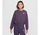 Nike Sportswear Club Fleece Sudadera de cuello redondo y ajuste amplio - Niña - Morado