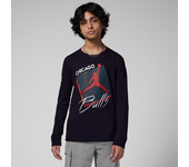 Chicago Bulls Courtside Statement Edition Camiseta de manga larga Jordan Max90 NBA - Niño - Negro (XL)