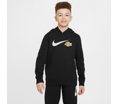 Los Angeles Lakers Club Fleece Essential Sudadera con capucha Nike de la NBA - Niño - Negro