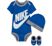 Nike Conjunto de tres piezas - Bebé (0-6 M) - Azul (6-12M)