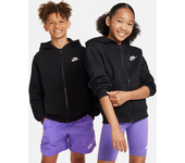 Nike Sportswear Club Fleece Sudadera con capucha y cremallera completa - Niño/a - Negro (L)