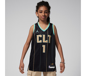LaMelo Ball Charlotte Hornets 2022/23 City Edition Camiseta Jordan Dri-FIT NBA Swingman - Niño - Negro