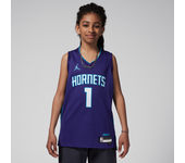 LaMelo Ball Charlotte Hornets Statement Edition Camiseta Jordan Dri-FIT Swingman de la NBA - Niño/a - Morado (XL)