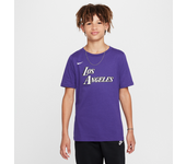 Los Angeles Lakers City Edition Camiseta Nike NBA Logo - Niño/a - Morado