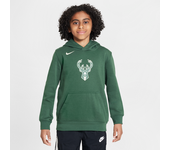 Milwaukee Bucks Club Sudadera con capucha de tejido Fleece Nike de la NBA - Niño/a - Verde