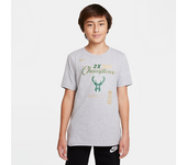 Milwaukee Bucks Camiseta Nike de la NBA - Niño/a - Gris (S)