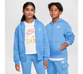 Nike Sportswear Club Fleece Sudadera con capucha y cremallera completa - Niño/a - Azul (XS)