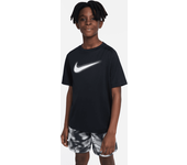 Nike Multi Camiseta de entrenamiento con estampado Dri-FIT - Niño - Negro (XL)