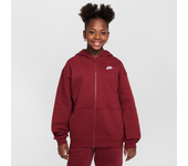 Nike Sportswear Club Fleece Sudadera oversize con capucha y cremallera completa - Niño/a - Rojo