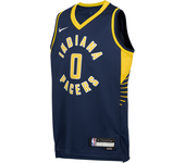 Tyrese Haliburton Indiana Pacers 2024/25 Icon Edition Camiseta Swingman Nike de la NBA - Niño - Azul (L)