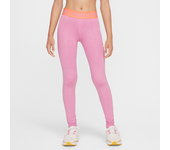 Nike Pro Leggings de talle medio Dri-FIT - Niña - Rosa
